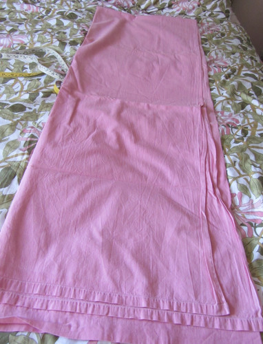 Vintage pink single flat sheet - single,