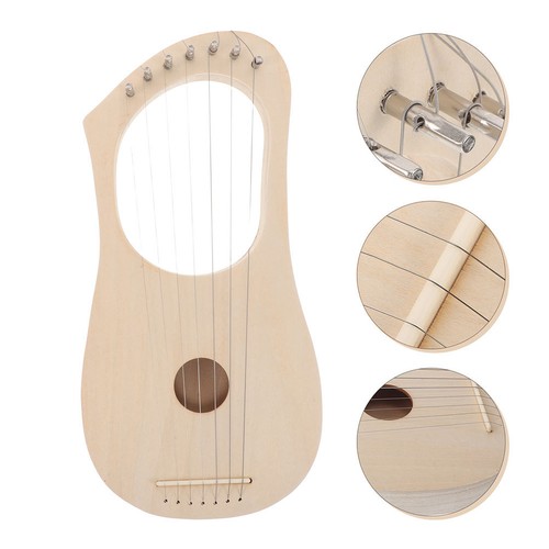 Set string wooden lyre - set,