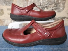 Pavers Sandals Womens Uk Size 5 Red Comfort Mary Jane King Wide Fit Closed Toe