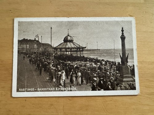 Postcard hastings bandstand - postcard,