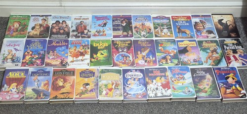 Large joblot kids vhs tapes - large,