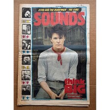BIG COUNTRY SOUNDS MAGAZINE JULY 16 1983 STUART ADAMSON  COVER with more inside 