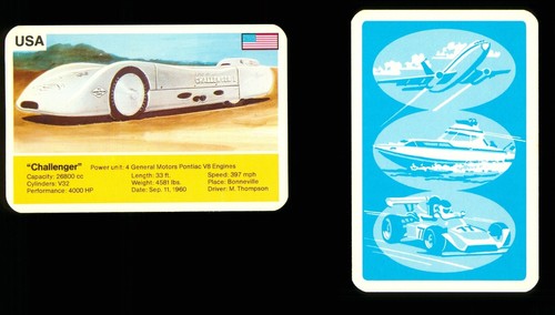 Speed record info card - x,