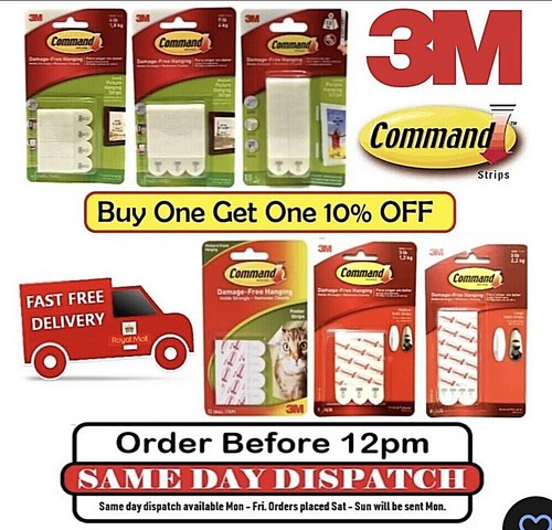 Comand strips self - self, adhesive