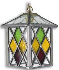 LEADED LANTERN HANGING PENDANT