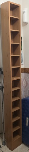 Tall narrow brown - brown, wooden