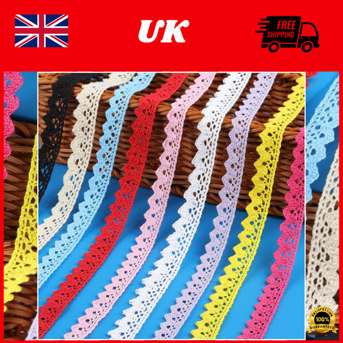 10m cotton lace trim - 2/5/10m,