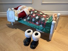 Vintage SleepingSanta Animatronic Snoring Whistling Animated 