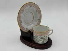 Royal Copenhagen Rare Mulberry Hall York Cup & Saucer Flora Danica