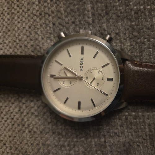 Fossil men chronograph brown - fossil,