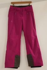Salomon ClimaPro Storm Ski Trousers. Magenta. Size XS/30" inside leg