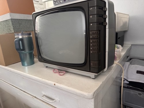 Vintage black white pye - black,