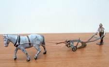 Britains Farm lead  - General Purpose Plough set with single Horse