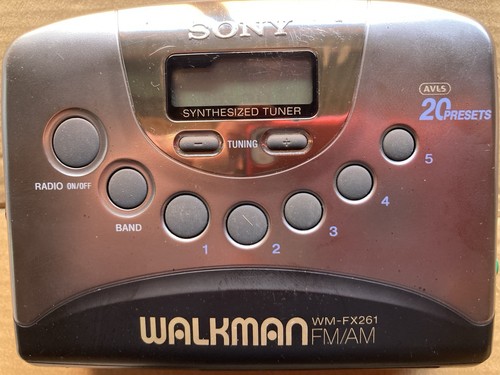 Sony walkman radio cassette - radio,