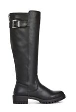 Just Fab Leoma Knee High Boots Black UK 4 EU 36.5 Rrp £62 LN08 MM 04