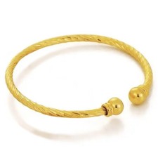 24ct Yellow Gold Filled Twist