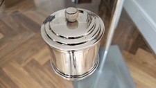 An ART DECO silver tea Caddy