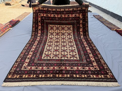 5x7 vintage afghan - afghan, baluchi