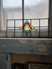 Vintage Art Deco Stained Glass