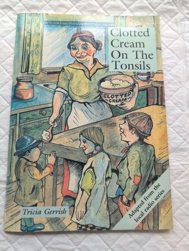Clotted cream the tonsils - clotted,