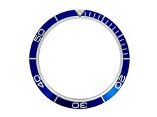 Watch Bezel Insert For OMEGA Seamaster 600M Planet Ocean Aluminium Blue