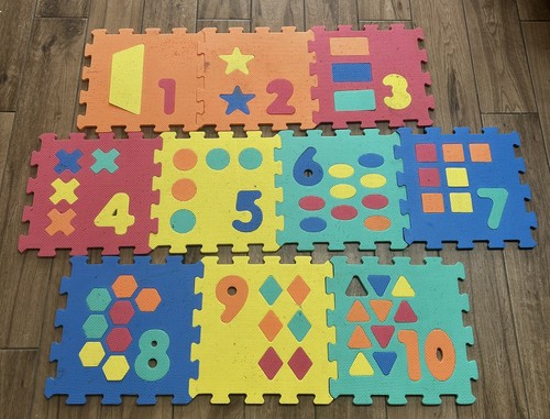 Play mat kids numbers - , shapes