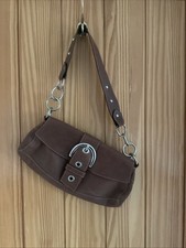 Texier Women's Leather Shoulder Bag Brown/Tan