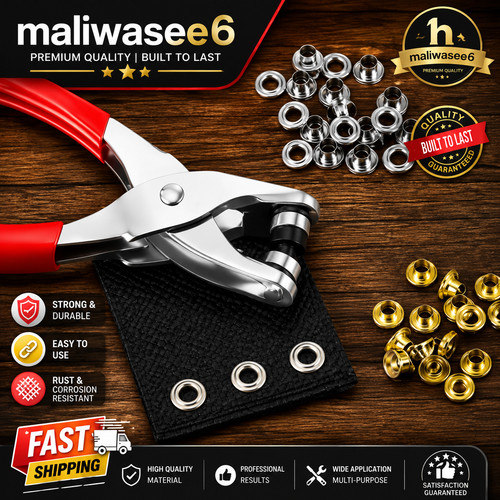 Steel eyelet pliers - hole, punch