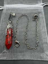 Howlite dowsing pendulum in - howlite,