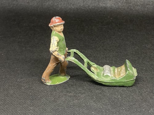 Gardener with lawn - gardener, mower
