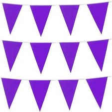 10M COLOUR BUNTING 20 FLAGS
