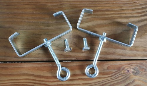 Zinc plated - 2x, (100mm