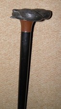 Antique Ebonized Walking Stick