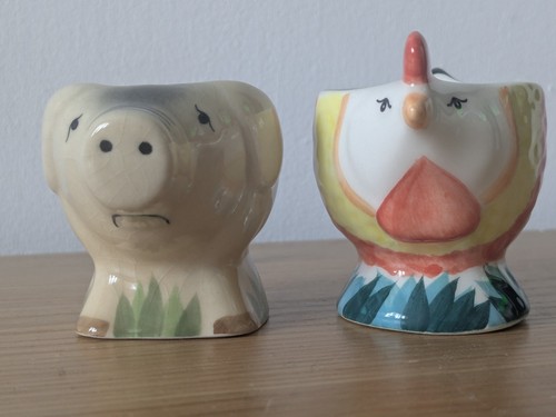 Pair vintage ceramic - pair,