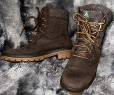 Kamik Rogue Winter Snow Ankle Boots Leather Waterproof Girls Women’s Sz 5 Brown