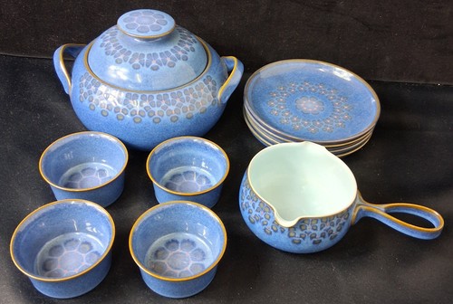 Denby midnight stoneware set - denby,