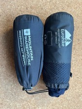Mountain Warehouse Anti Mosquito Net - White & Sleeping bag liner - USED