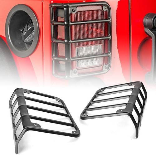 Black rear steel taillight - black,