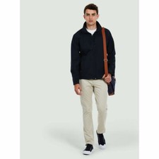 Mens Premium Full Zip Soft Shell Jacket Uneek Breahable Showerproof Windproof