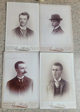 Bonney and Wallace  photography - South Bend, Indiana - 4 Cabinet Card photos