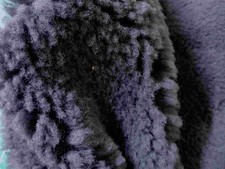 Slate Blue Thick Curly