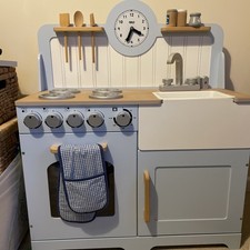 Tidlo Wooden Blue Kitchen Children’s Role Play