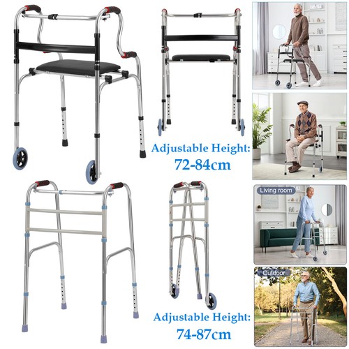 Folding walking frame - folding,