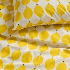 IKEA LEMON NORSKNOPPA DOUBLE  duvet cover set  perfect condition lemons