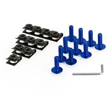 10 Pack Alu Blue M6x20