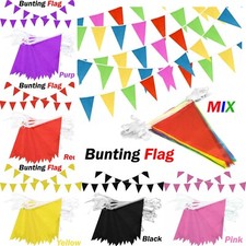 10M COLOUR BUNTING 20 FLAGS