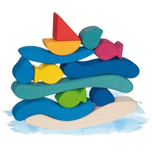 Childrens wooden building - childrens,