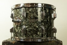 1970s Rogers 10x14 Black Diamond Pearl Tom