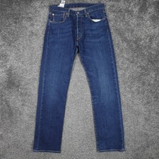 Levi's 501 Jeans Blue Size 32 W32 L32 Premium Denim Big E Poland