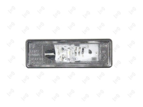 Licence plate light - plate, fits